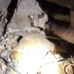 Palestinian girl rescued from rubble Gaza