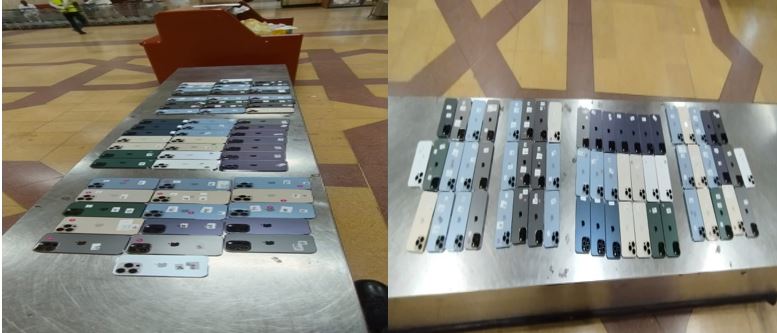 پاکستان کسٹمز کی کراچی ایرپورٹ پر کاروائی، بڑی تعداد میں آئی فونز اسمگلنگ کی کوشش ناکام بنادی 1 I Phone Final